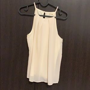 Cream halter blouse NWOT